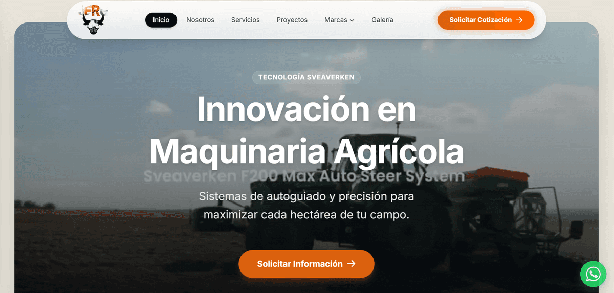 Diseño y desarrollo de página web profesional para JERGSA